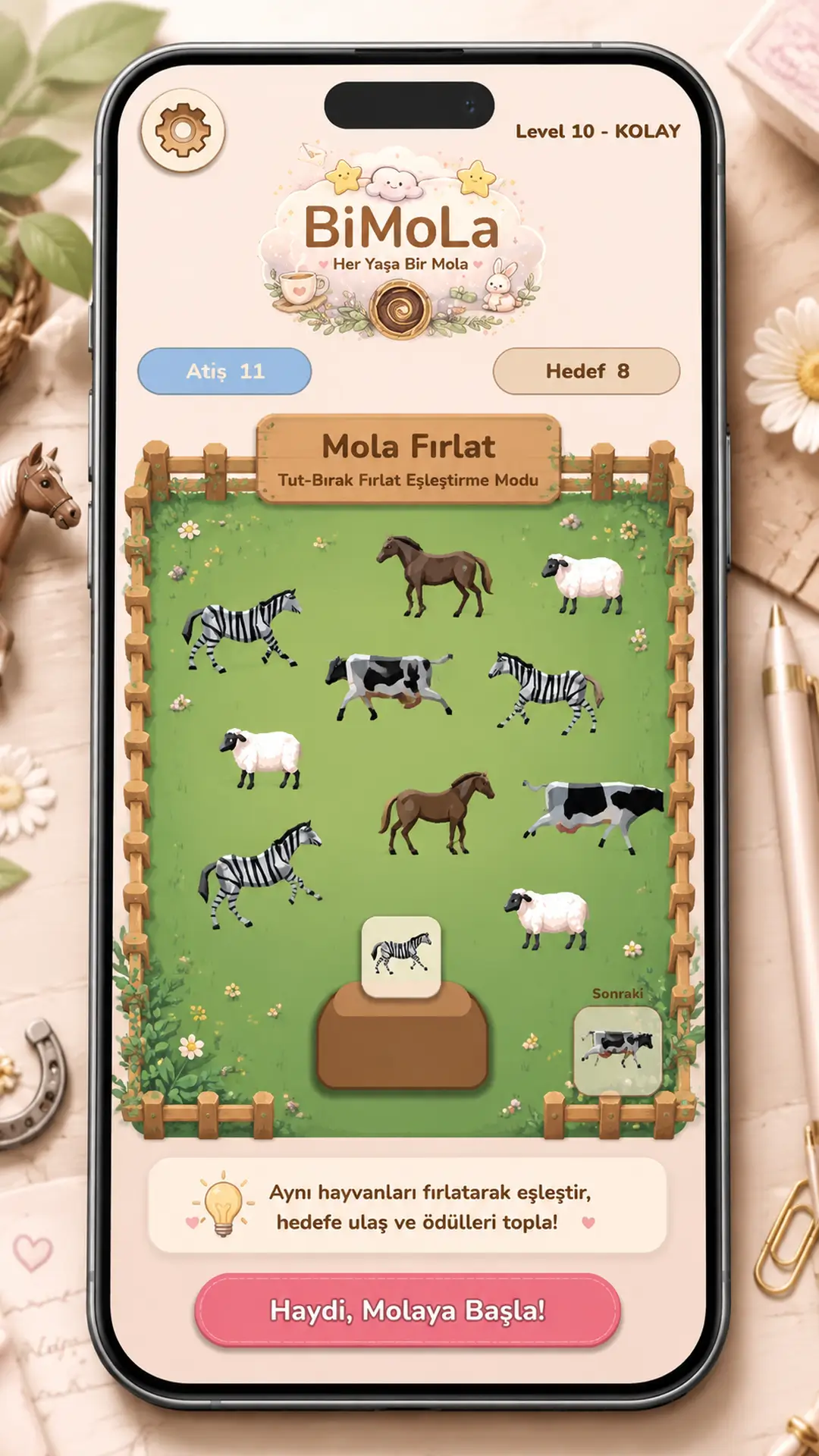 İsabetli Fırlat sapan atışı